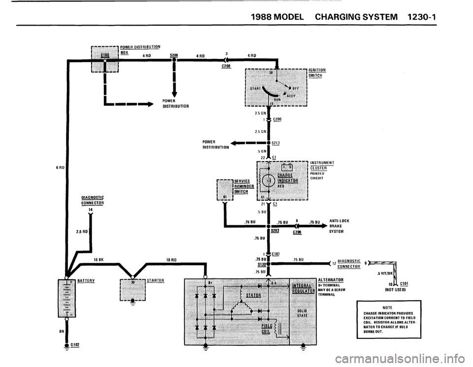 BMW 528e 1988 E28 Electrical Troubleshooting Manual 