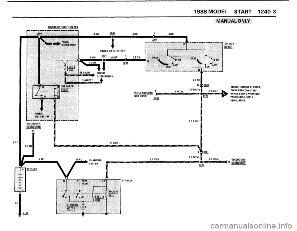 BMW 528e 1988 E28 Electrical Troubleshooting Manual 