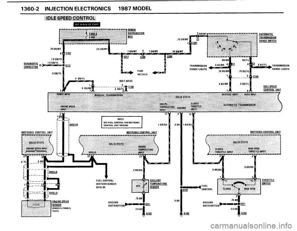 BMW 528e 1988 E28 Electrical Troubleshooting Manual 