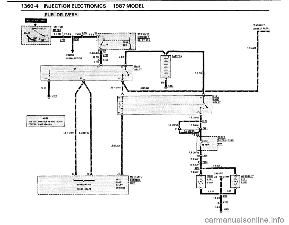 BMW 528e 1988 E28 Electrical Troubleshooting Manual 