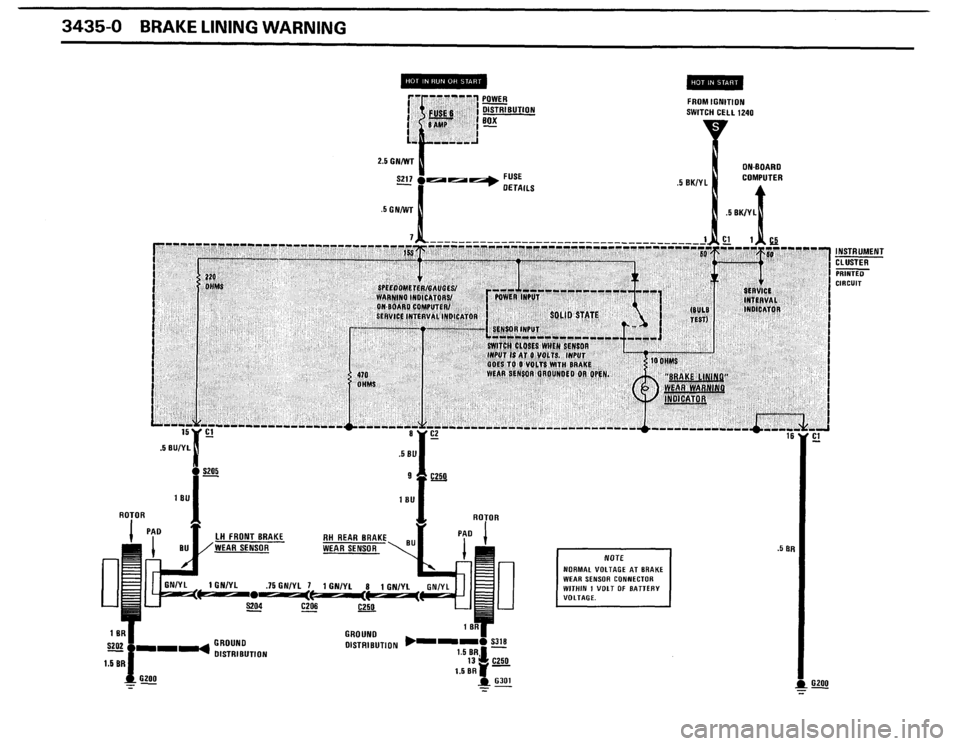 BMW 528e 1988 E28 Electrical Troubleshooting Manual 