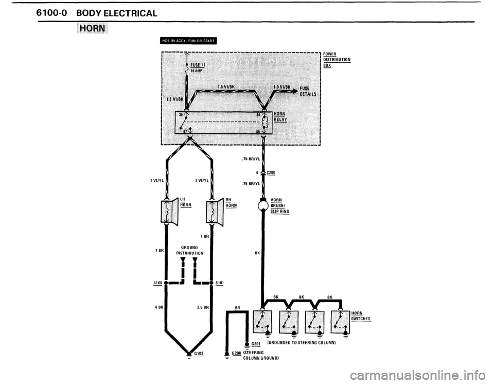 BMW 528e 1987 E28 Electrical Troubleshooting Manual 