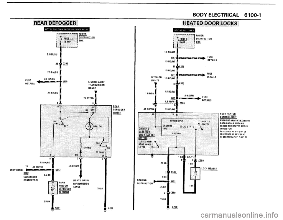 BMW 528e 1987 E28 Electrical Troubleshooting Manual 