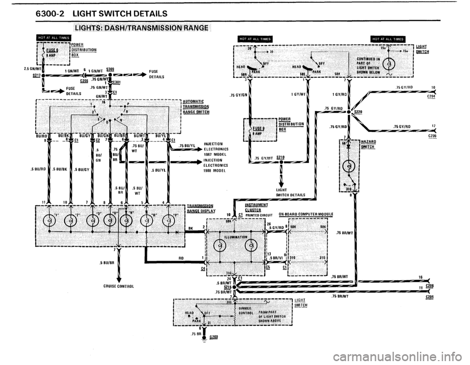 BMW 528e 1987 E28 Electrical Troubleshooting Manual 