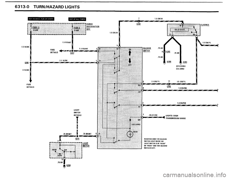 BMW 528e 1987 E28 Electrical Troubleshooting Manual 
