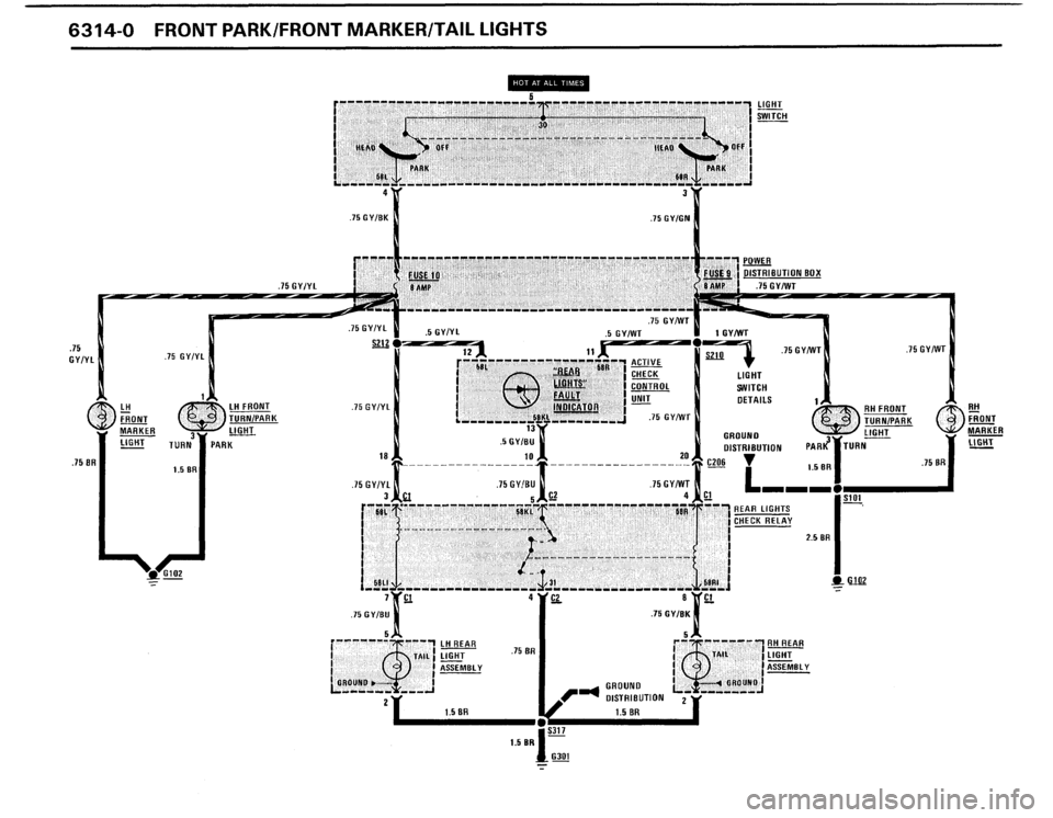 BMW 528e 1987 E28 Electrical Troubleshooting Manual 
