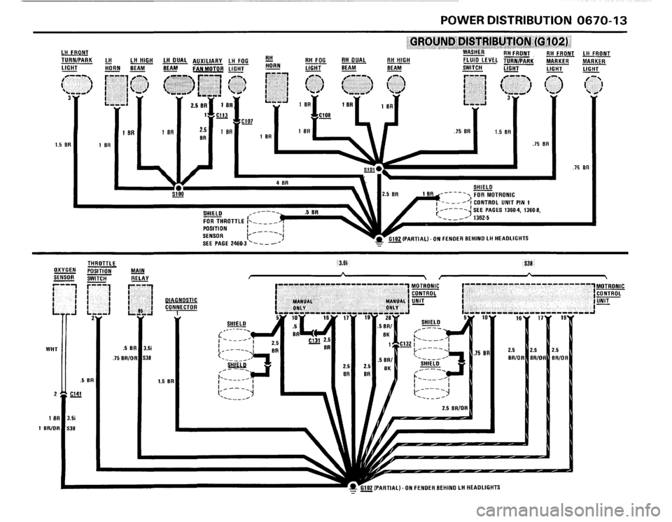 BMW M5 1987 E28 Electrical Troubleshooting Manual 