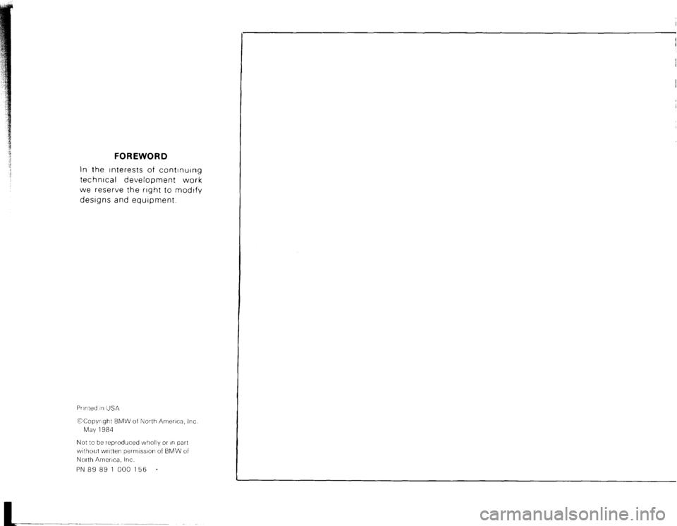 BMW 318i 1984 E30 Electrical Troubleshooting Manual 