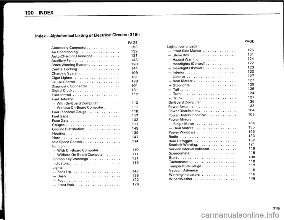 BMW 318i 1984 E30 Electrical Troubleshooting Manual BMW 318i 1984 E30 Electrical Troubleshooting Manual