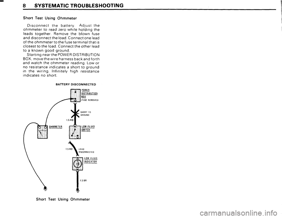 BMW 318i 1984 E30 Electrical Troubleshooting Manual 