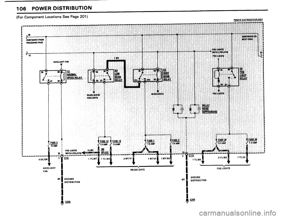 BMW 318i 1984 E30 Electrical Troubleshooting Manual 