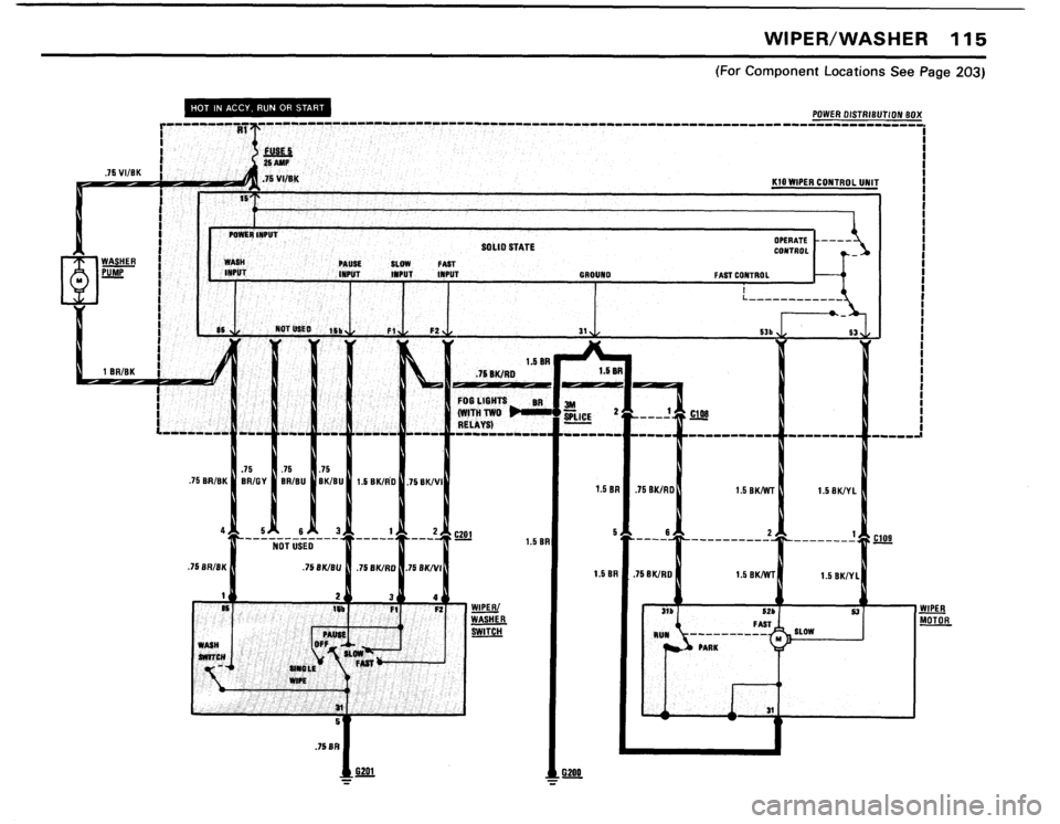 BMW 318i 1984 E30 Electrical Troubleshooting Manual 