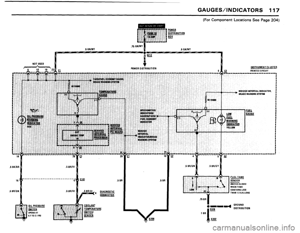 BMW 318i 1984 E30 Electrical Troubleshooting Manual 