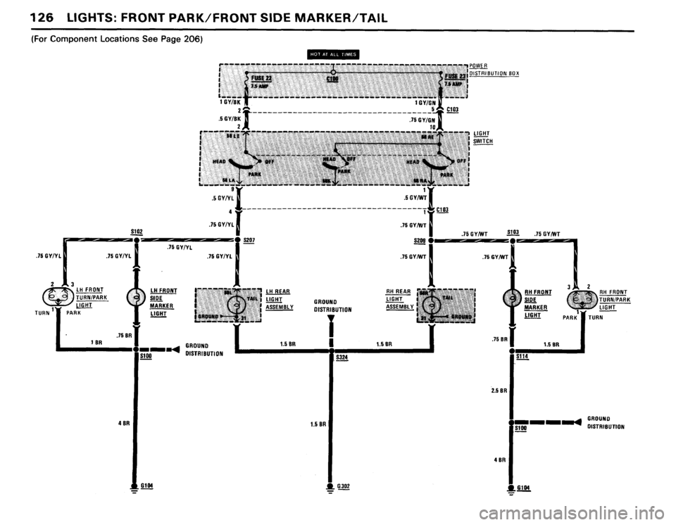 BMW 318i 1984 E30 Electrical Troubleshooting Manual 