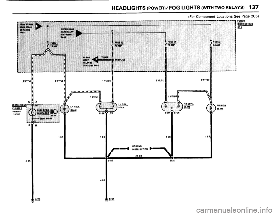 BMW 318i 1984 E30 Electrical Troubleshooting Manual 