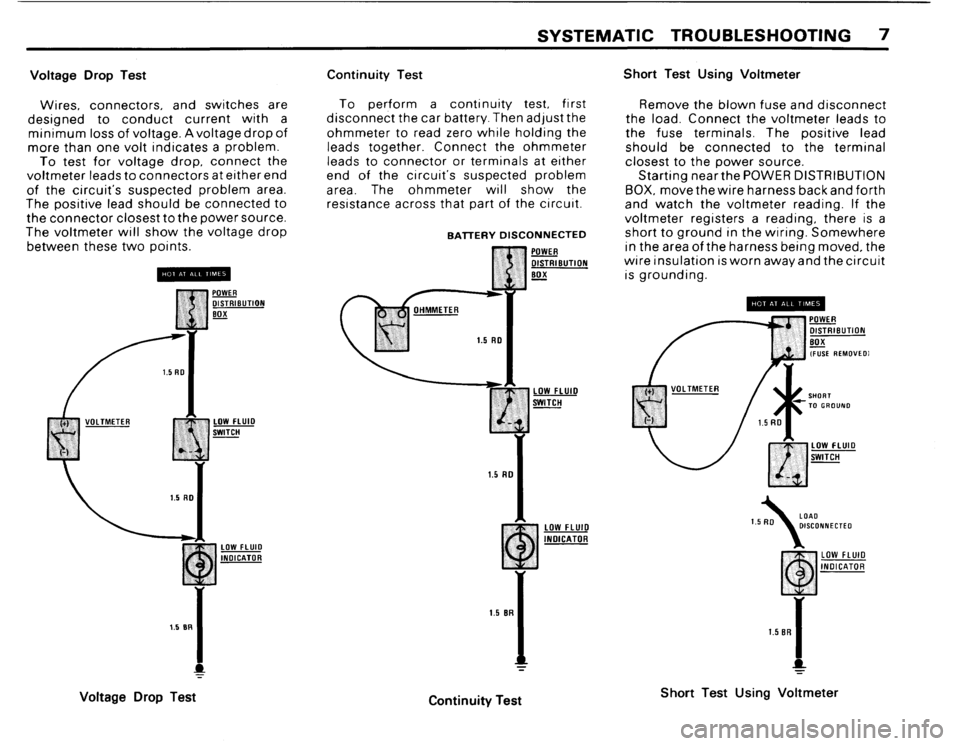 BMW 318i 1984 E30 Electrical Troubleshooting Manual 