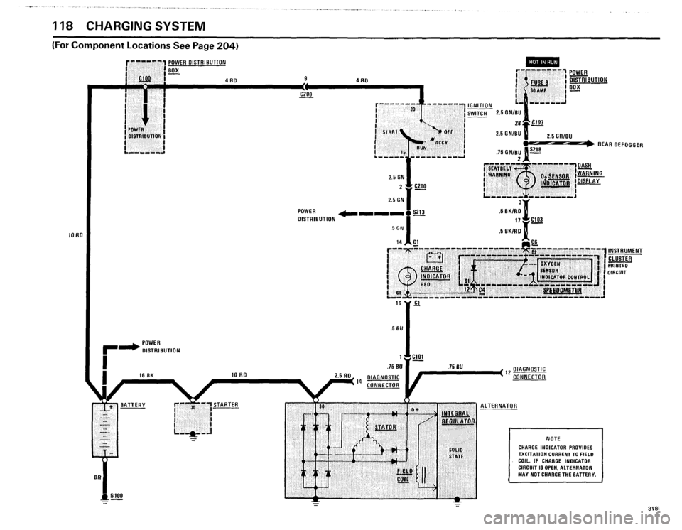 BMW 318i 1985 E30 Electrical Troubleshooting Manual 