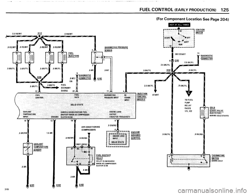 BMW 318i 1985 E30 Electrical Troubleshooting Manual 