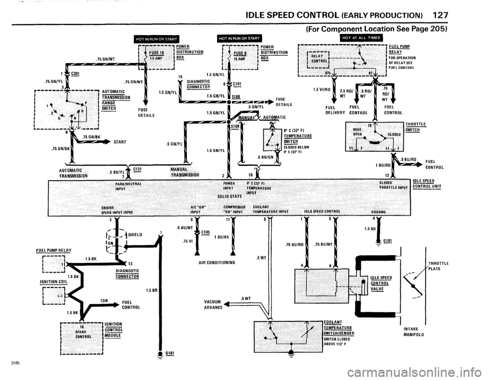 BMW 318i 1985 E30 Electrical Troubleshooting Manual 