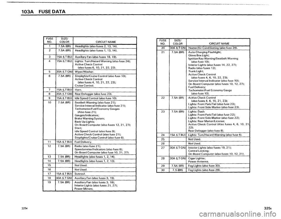 BMW 318i 1985 E30 Electrical Troubleshooting Manual 