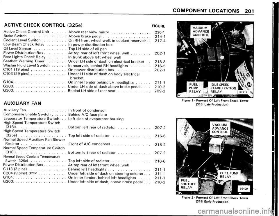 BMW 318i 1985 E30 Electrical Troubleshooting Manual 