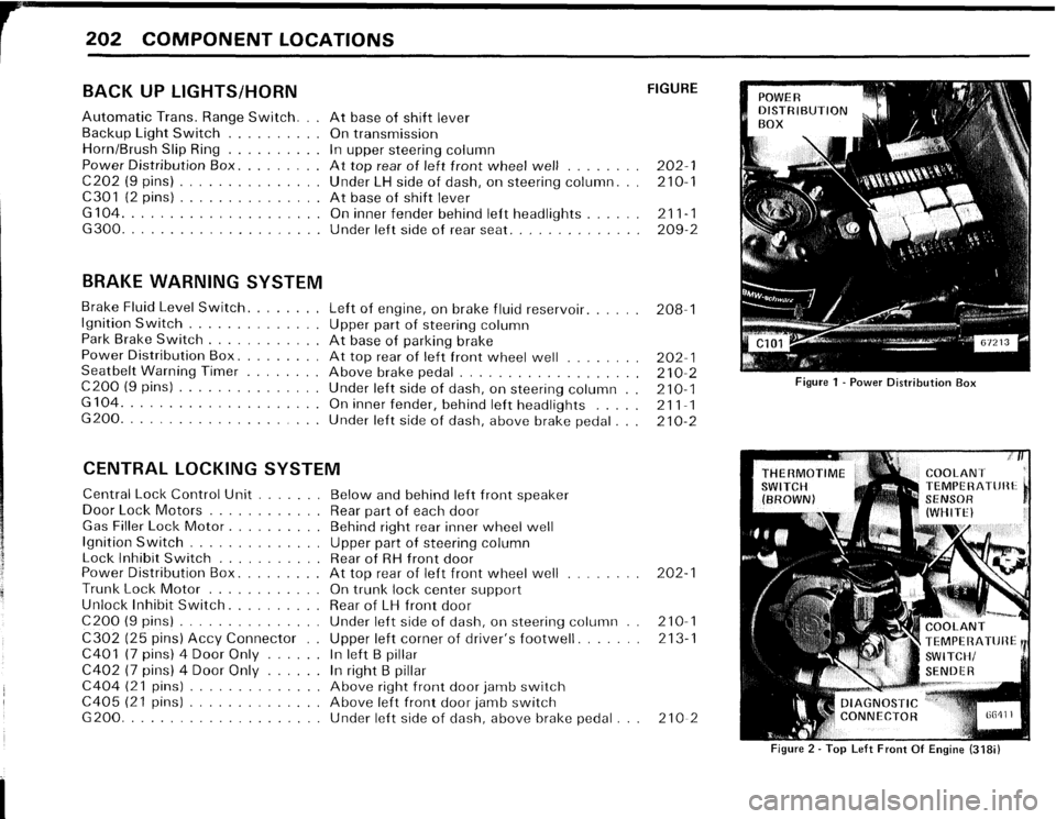 BMW 318i 1985 E30 Electrical Troubleshooting Manual 