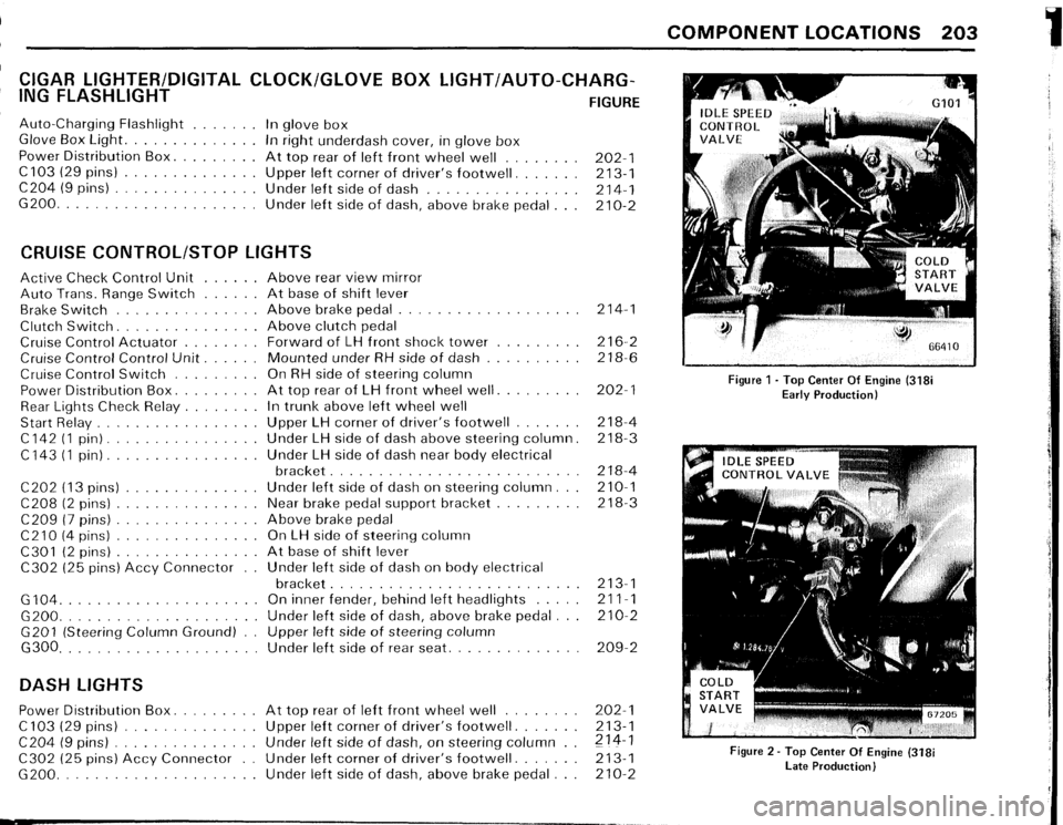 BMW 318i 1985 E30 Electrical Troubleshooting Manual 