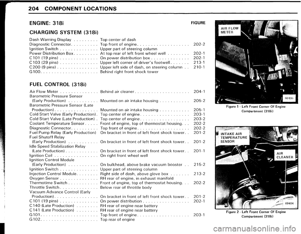 BMW 318i 1985 E30 Electrical Troubleshooting Manual 