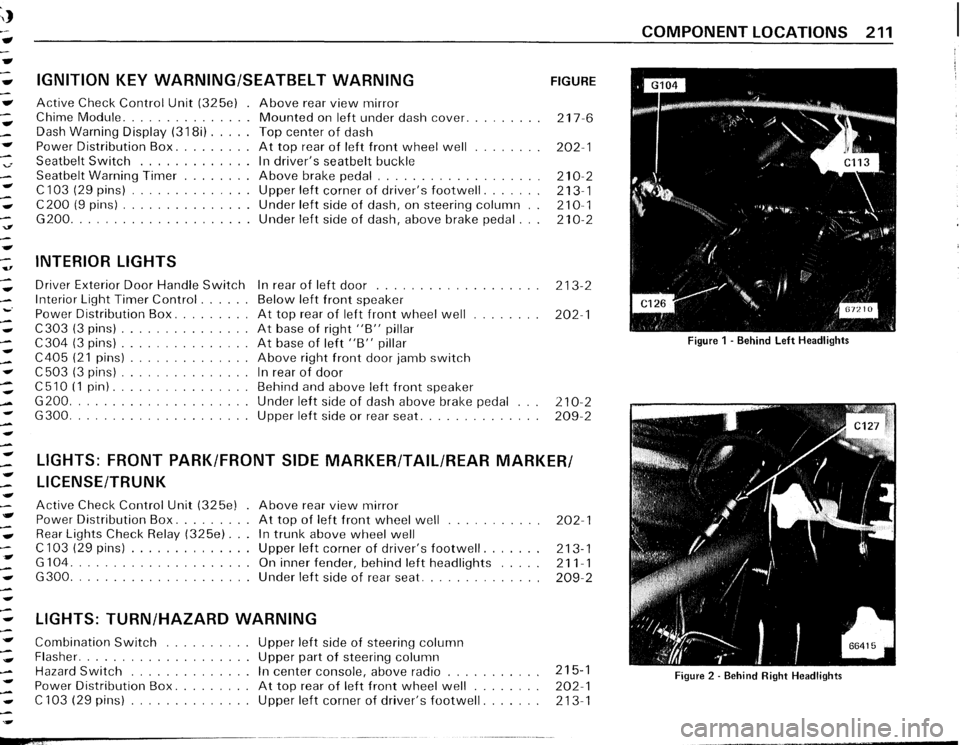 BMW 318i 1985 E30 Electrical Troubleshooting Manual 