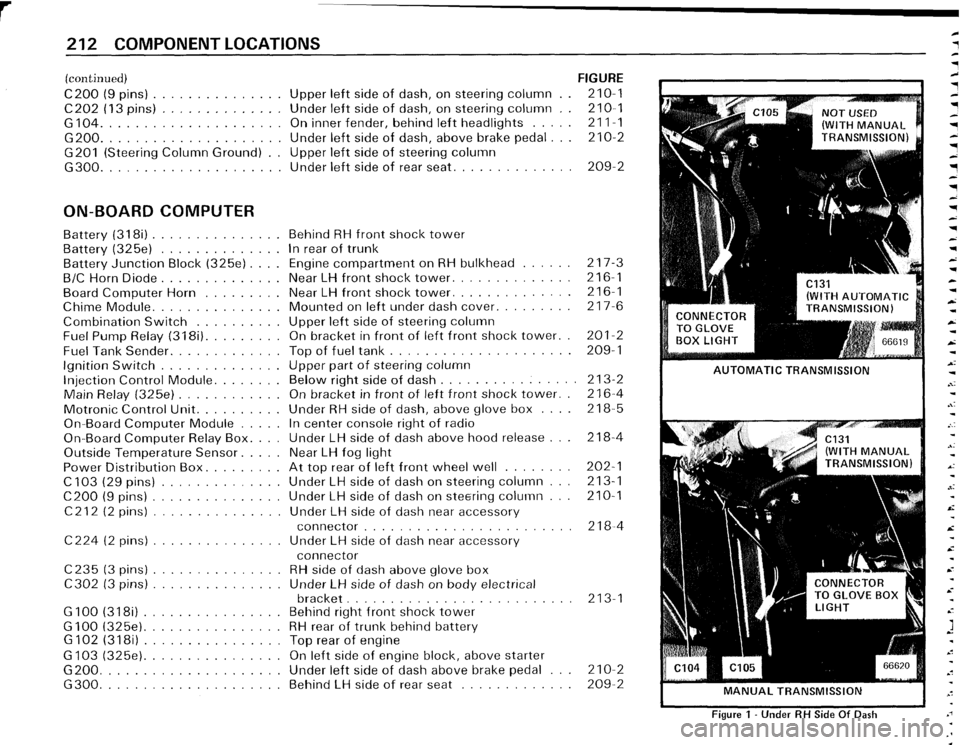 BMW 318i 1985 E30 Electrical Troubleshooting Manual 