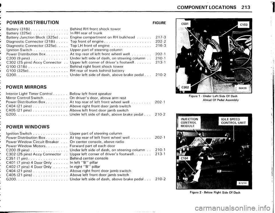 BMW 318i 1985 E30 Electrical Troubleshooting Manual 