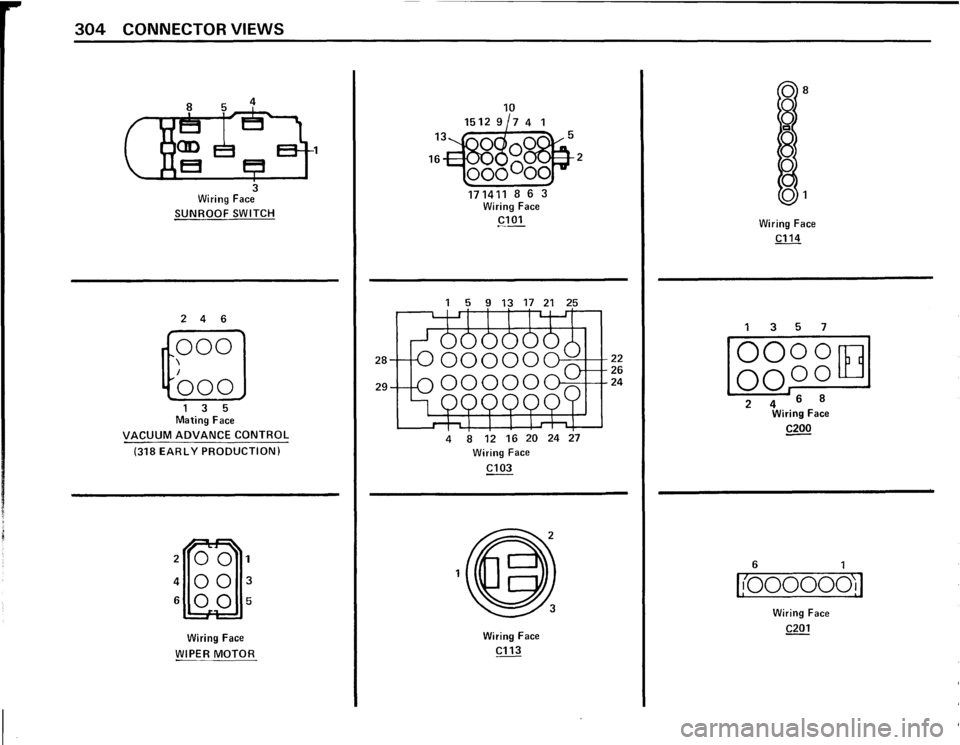 BMW 318i 1985 E30 Electrical Troubleshooting Manual 