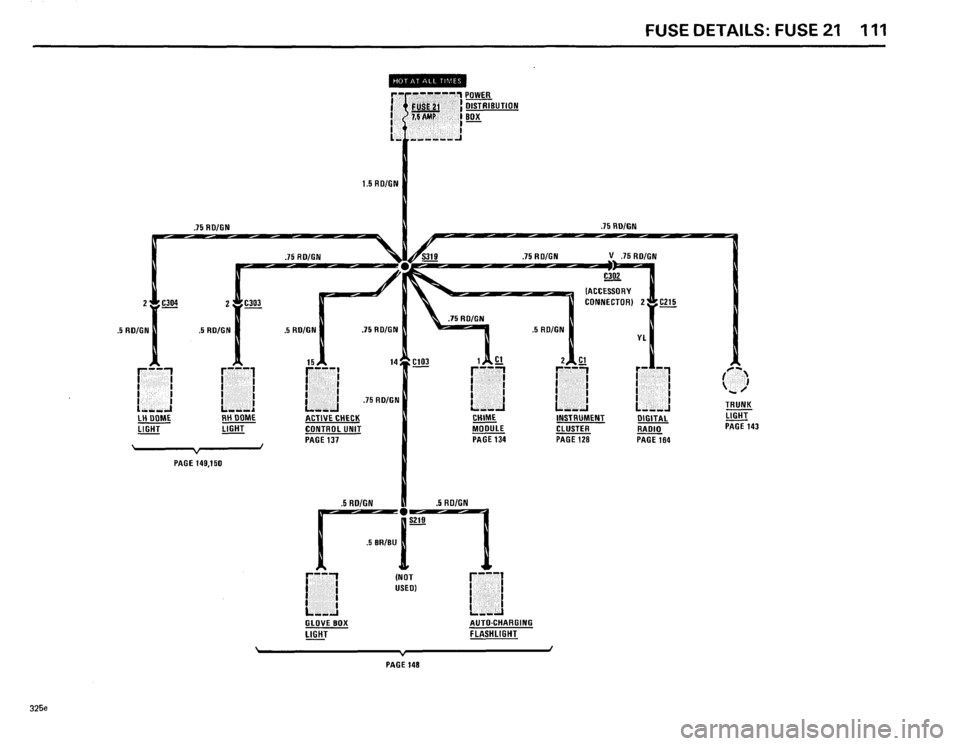 BMW 318i 1985 E30 Electrical Troubleshooting Manual 