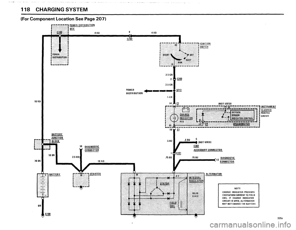 BMW 325e 1985 E30 Electrical Troubleshooting Manual 