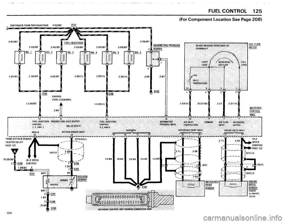 BMW 325e 1985 E30 Electrical Troubleshooting Manual 