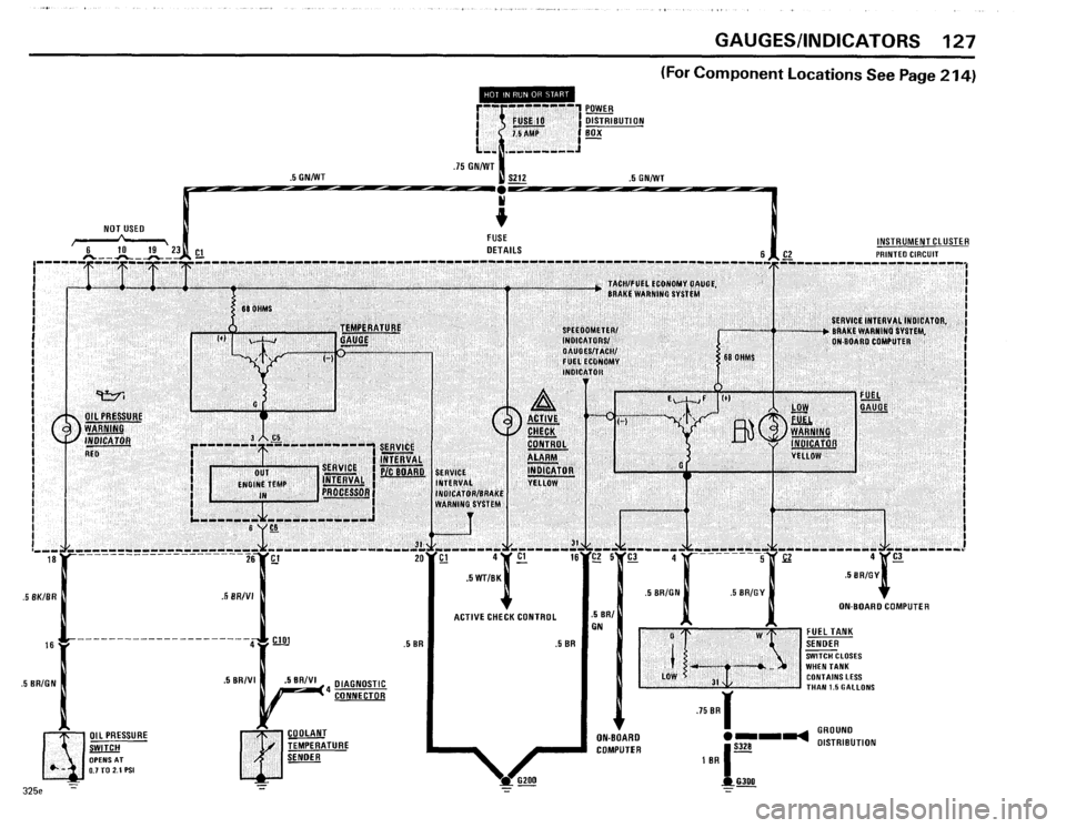 BMW 325e 1985 E30 Electrical Troubleshooting Manual 