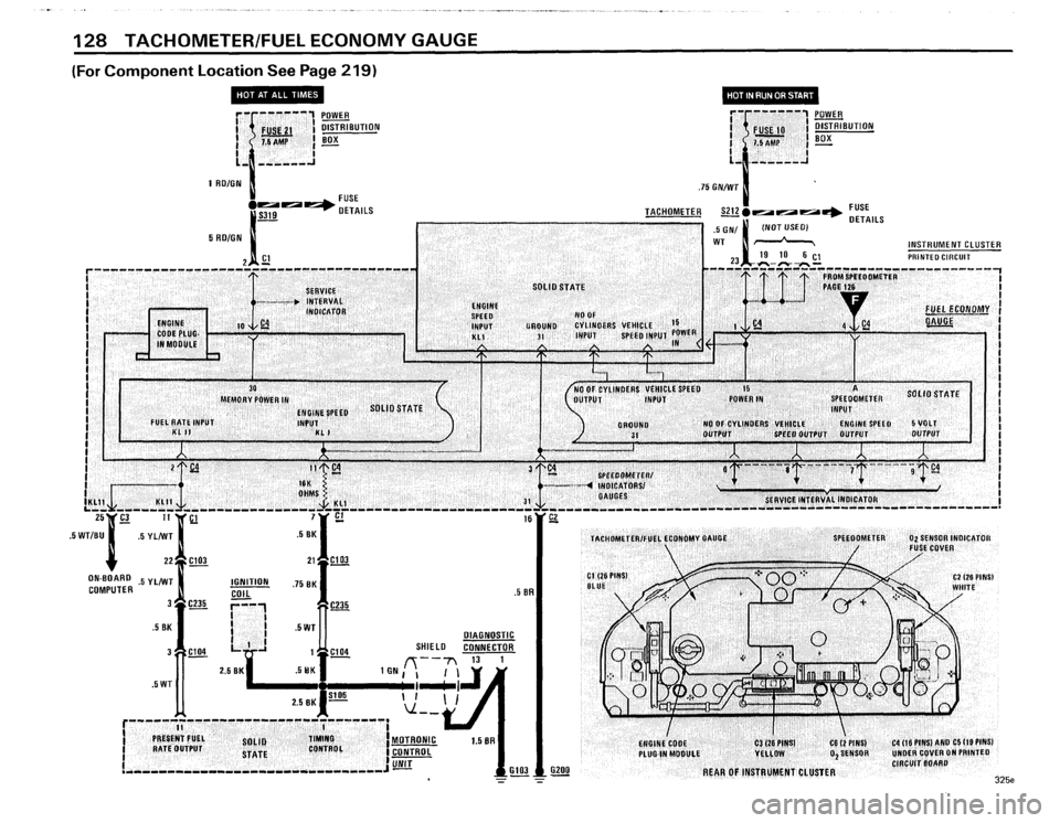 BMW 325e 1985 E30 Electrical Troubleshooting Manual 