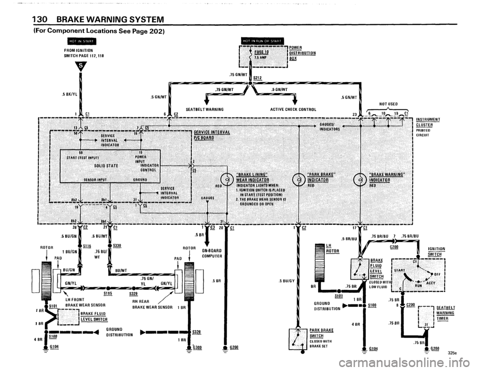 BMW 325e 1985 E30 Electrical Troubleshooting Manual 