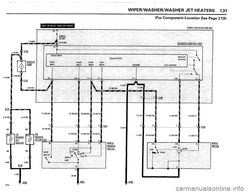 BMW 318i 1985 E30 Electrical Troubleshooting Manual 