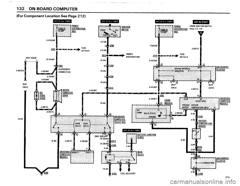 BMW 325e 1985 E30 Electrical Troubleshooting Manual 