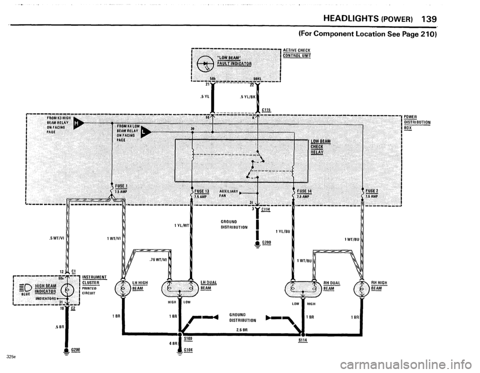 BMW 318i 1985 E30 Electrical Troubleshooting Manual 