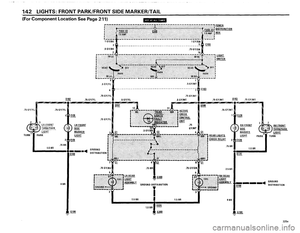 BMW 318i 1985 E30 Electrical Troubleshooting Manual 