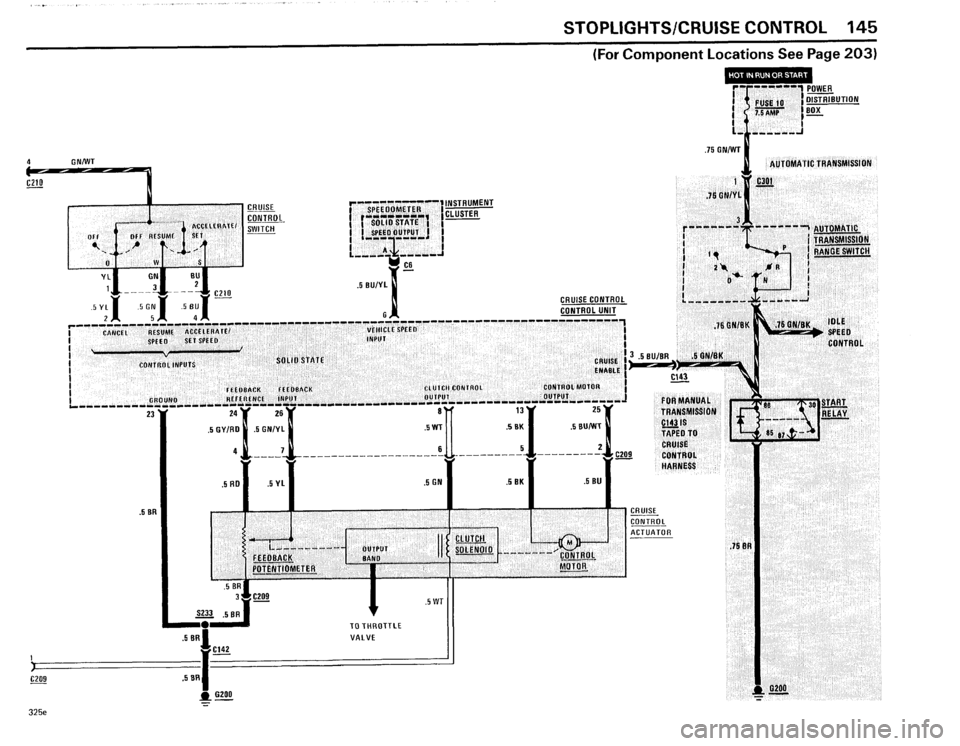 BMW 318i 1985 E30 Electrical Troubleshooting Manual 