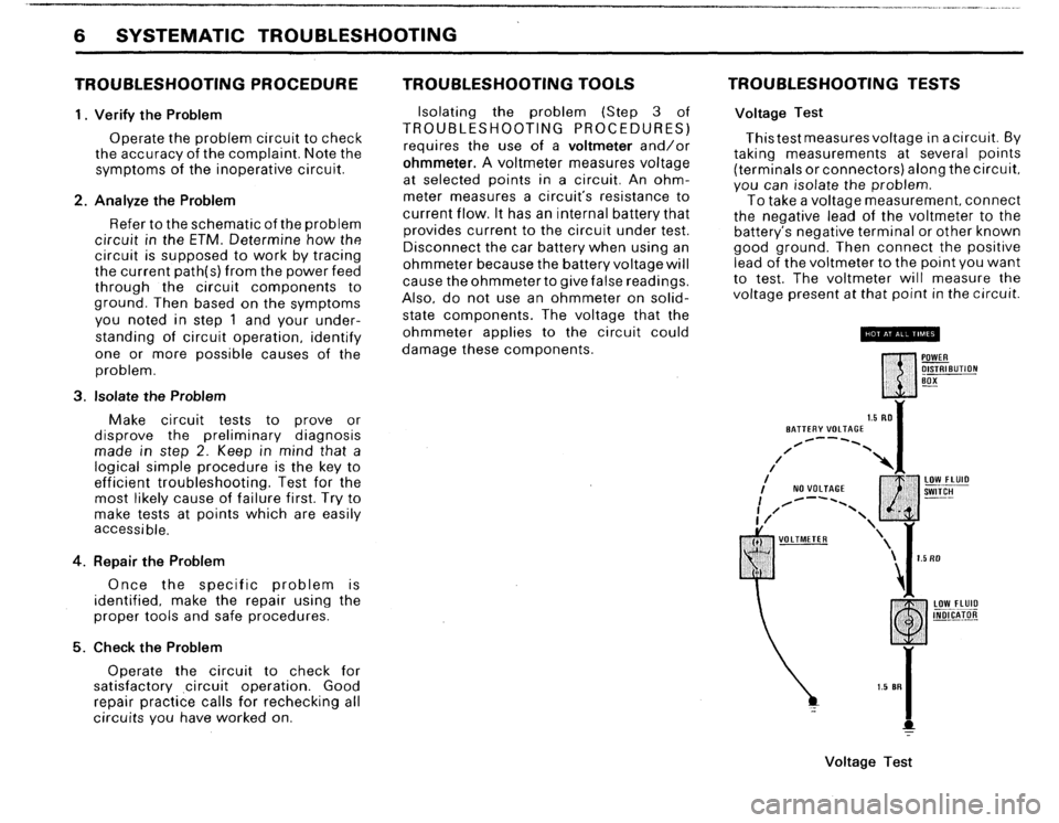 BMW 325e 1985 E30 Electrical Troubleshooting Manual 