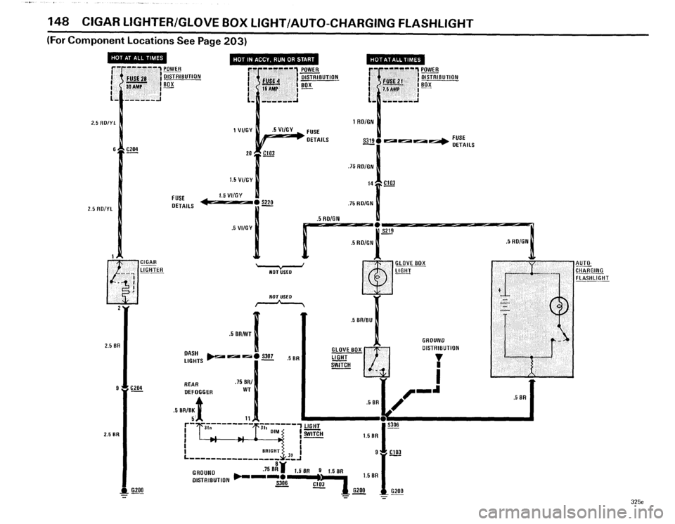 BMW 318i 1985 E30 Electrical Troubleshooting Manual 