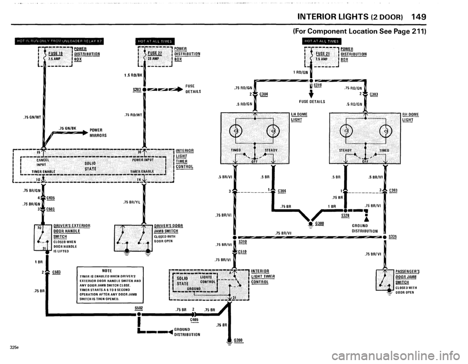 BMW 318i 1985 E30 Electrical Troubleshooting Manual 