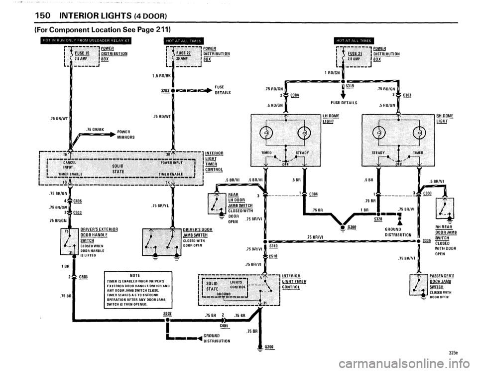 BMW 318i 1985 E30 Electrical Troubleshooting Manual 