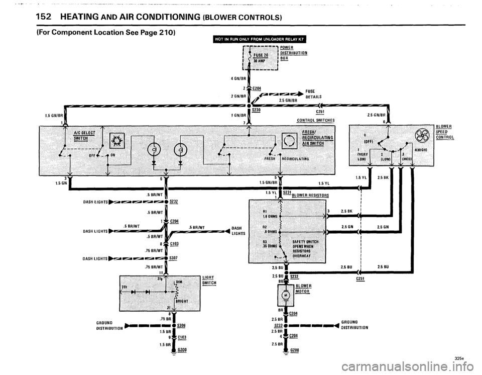BMW 318i 1985 E30 Electrical Troubleshooting Manual 