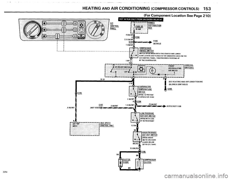 BMW 318i 1985 E30 Electrical Troubleshooting Manual 