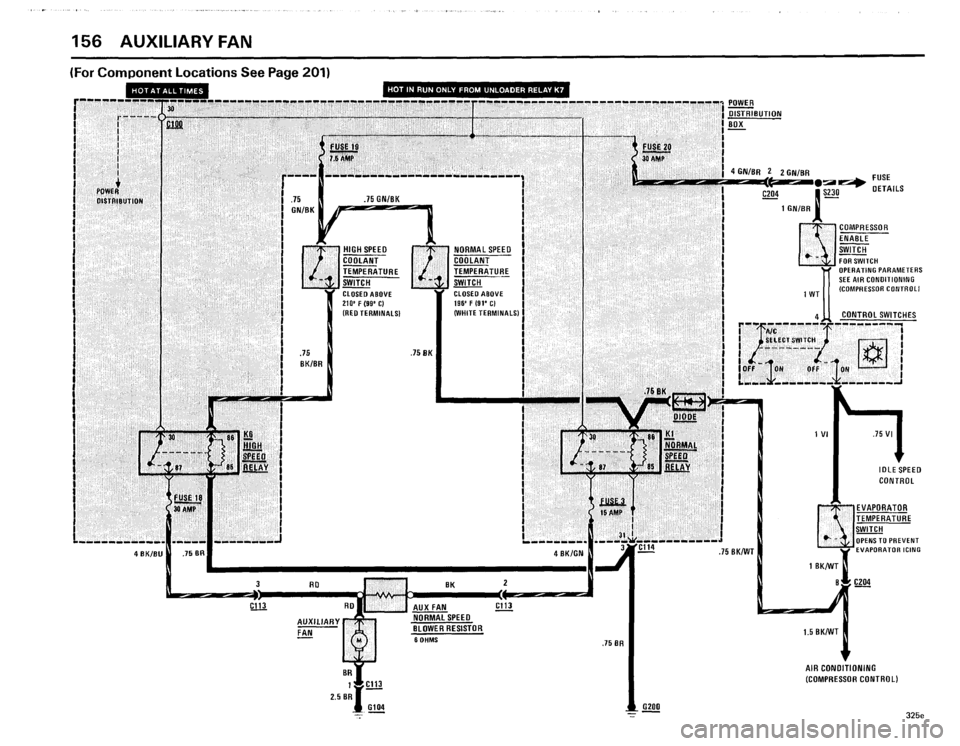 BMW 318i 1985 E30 Electrical Troubleshooting Manual 